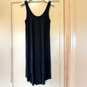 Allison Joy Relaxed Fit Black High Low Tank Dress / small